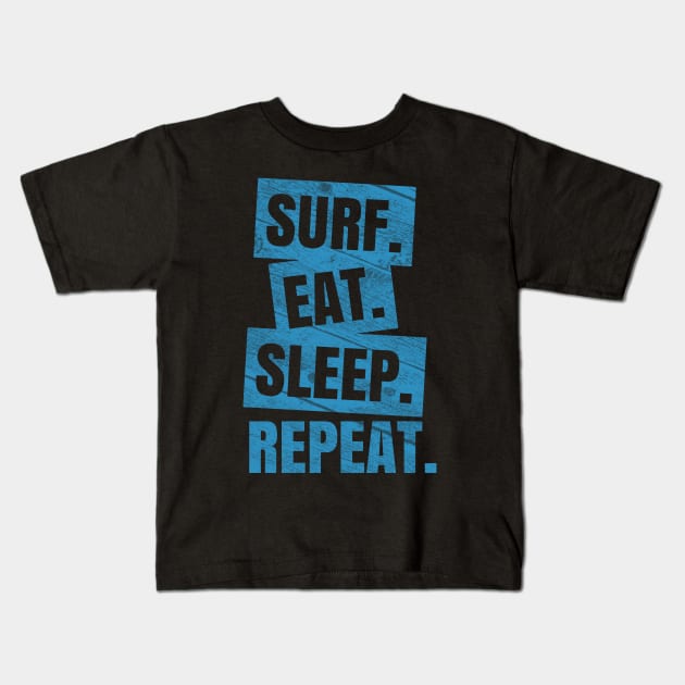 Eat sleep surf store repeat t shirt